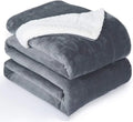 Grey and white flannel USB electric heating blanket with intelligent temperature control.