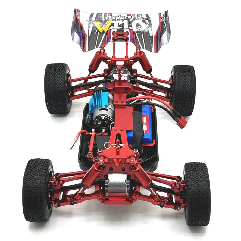 6061 aluminium car shell pillar for WLtoys LC JJRC 1/12 1/14 RC car, 27.83mm x 6.1mm x 6.1mm, 4.5g, in red, purple, gold, silver or sky blue.