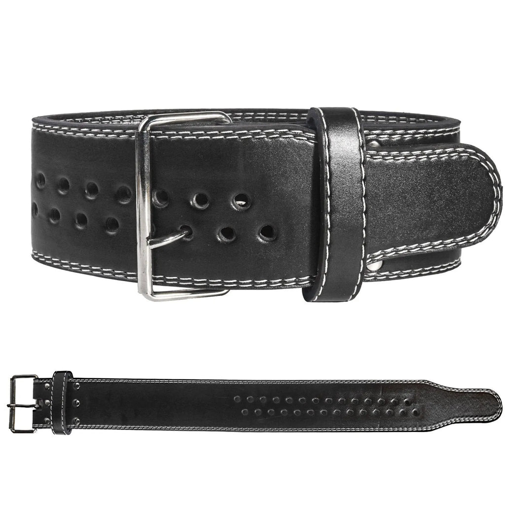 PU weightlifting belt in black for squats and deadlifts waist support gym equipment