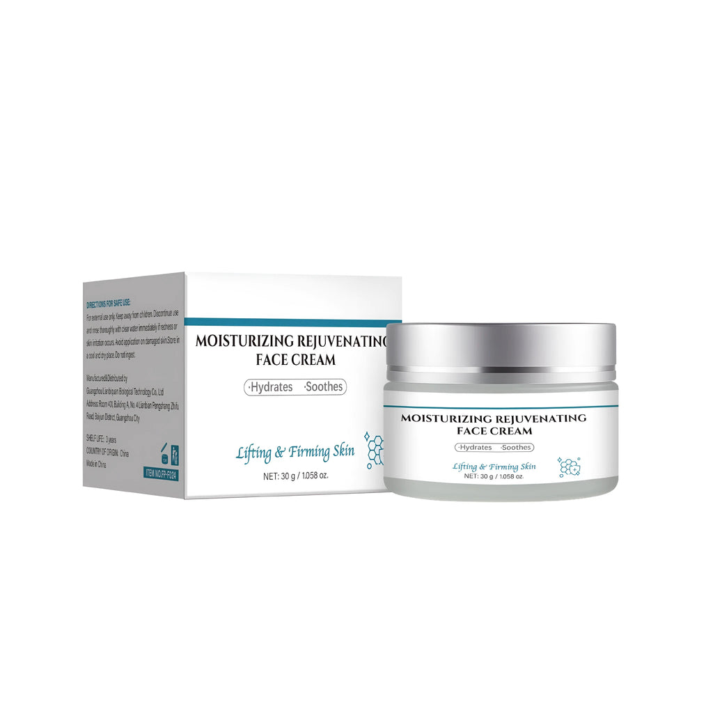 30g jar of anti-aging cream with retinol and hyaluronic acid.