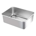 Large stainless steel cat litter box 60x40x20 cm anti-wear anti-corrosion
