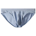 Women's low waist modal briefs with jacquard ice silk texture in dark grey, green, sky blue, pink, or colourful blue.