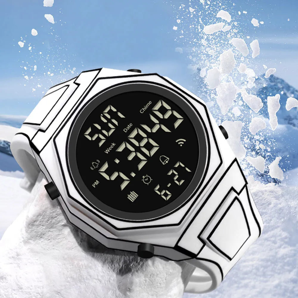 Deep waterproof quartz watch 11mm thickness sports style 1158 series multiple colour options swimming diving