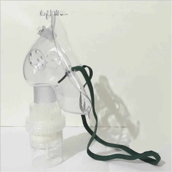 Clear coloured soft rubber mask aid strap for preventing glasses fogging with disposable masks.