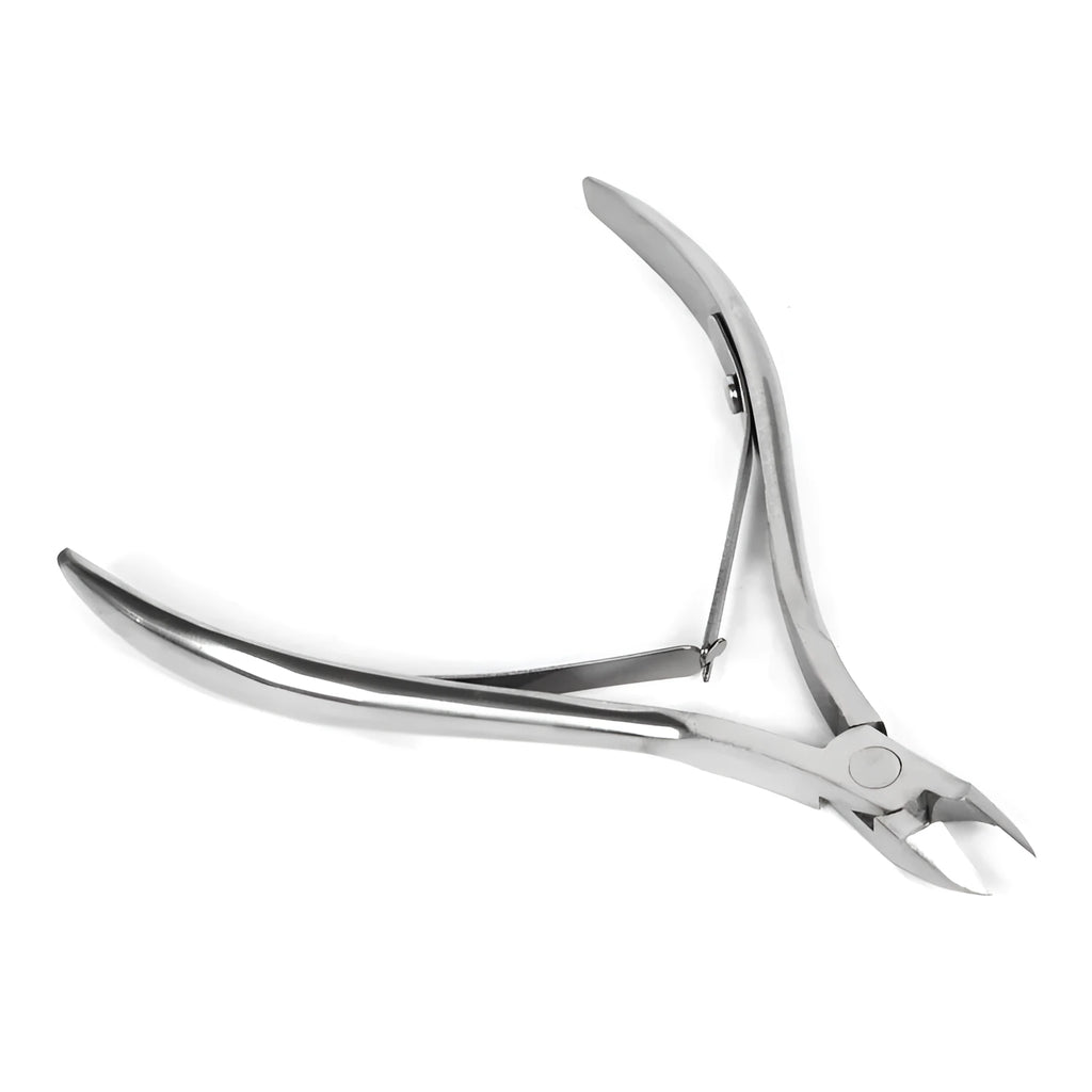 Silver stainless steel nail beauty pliers for manicure cuticle care