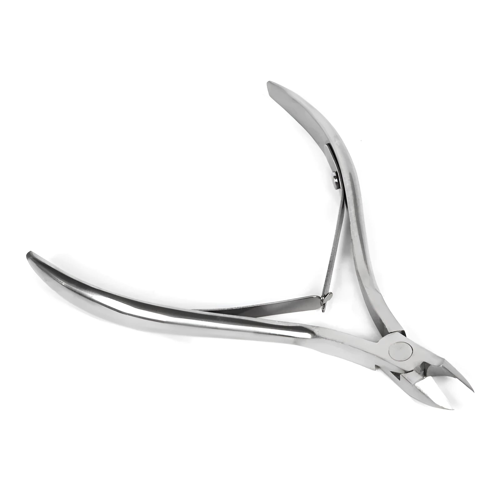 Silver stainless steel nail beauty pliers for manicure cuticle care