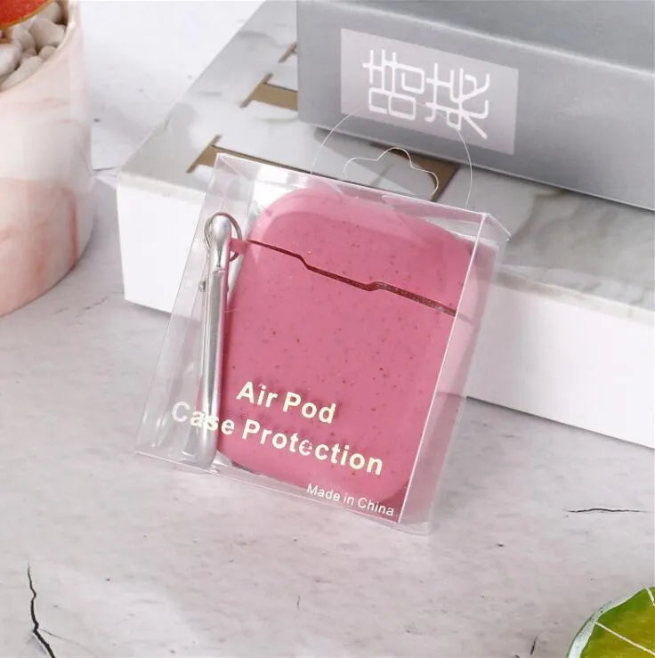 TPU headphone case in Beige, Green, Pink, and Rose Red with zip closure and cable management
