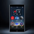 Black Ruizu H1 8GB touch screen MP3 MP4 player with 4-inch display