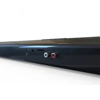 20W black wireless Bluetooth speaker soundbar with FM radio, 550mm length, for TV and computer