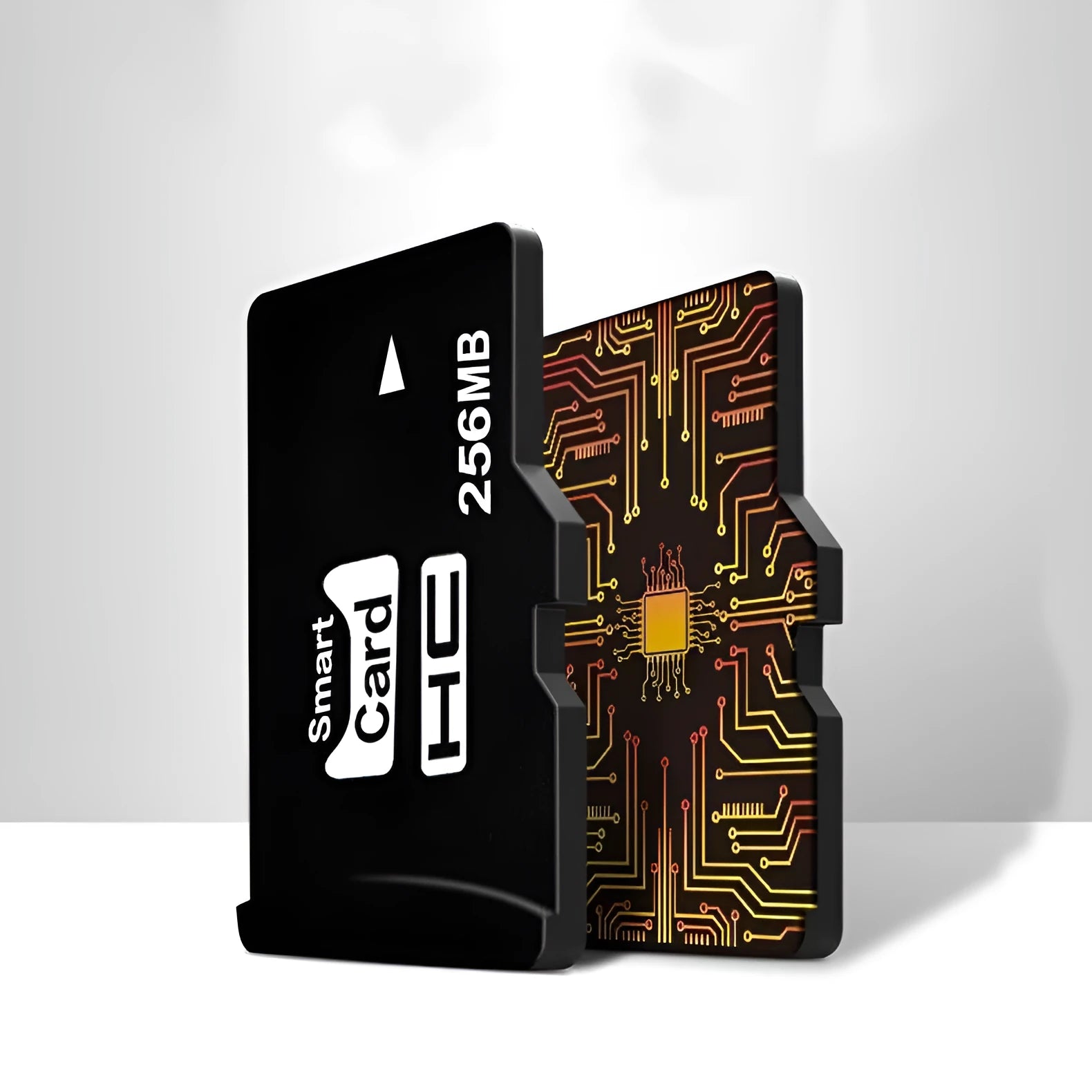 256MB TF memory card with a built-in mini speaker, shown with gift packaging.