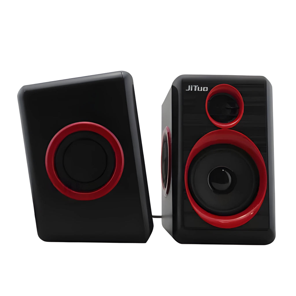 USB cable speaker with 3.5mm audio socket and USB power connector, random colour, single unit