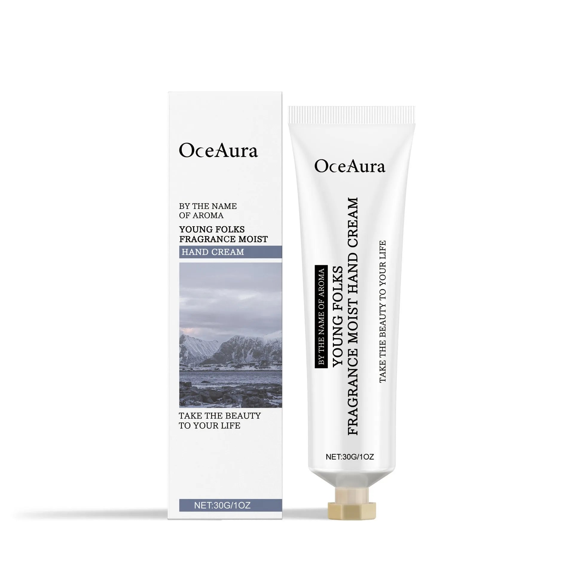 30g tube of moisturising fragrance hand cream with hyaluronic acid.