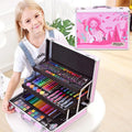 Creative birthday gift set for girls with aluminium box, doodle pen set and twelve style options