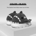 Shark slippers warm winter house shoes suede upper anti-skid sole indoor unisex couple colours