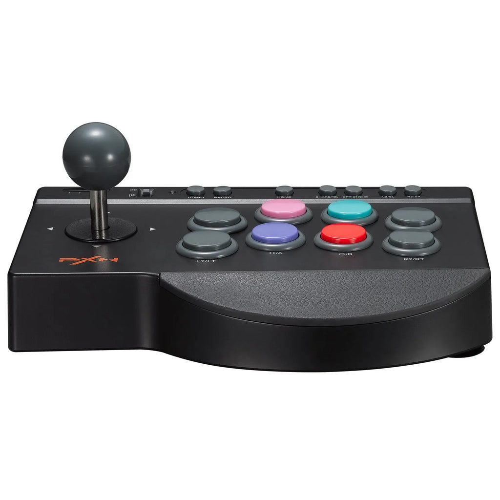 Black ergonomic arcade stick joystick with direction stick and D-pad mode for arcade games