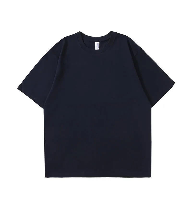 240g heavy cotton t-shirt in multiple colours with short sleeves and loose fit for teenagers