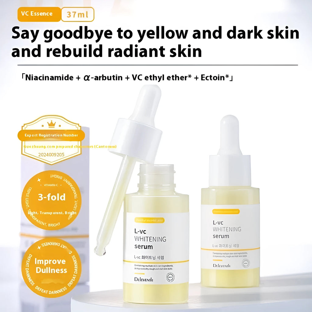 VC Essence 37ml bottle with Yikedoyin Stock Solution for facial hydration and discolouration improvement