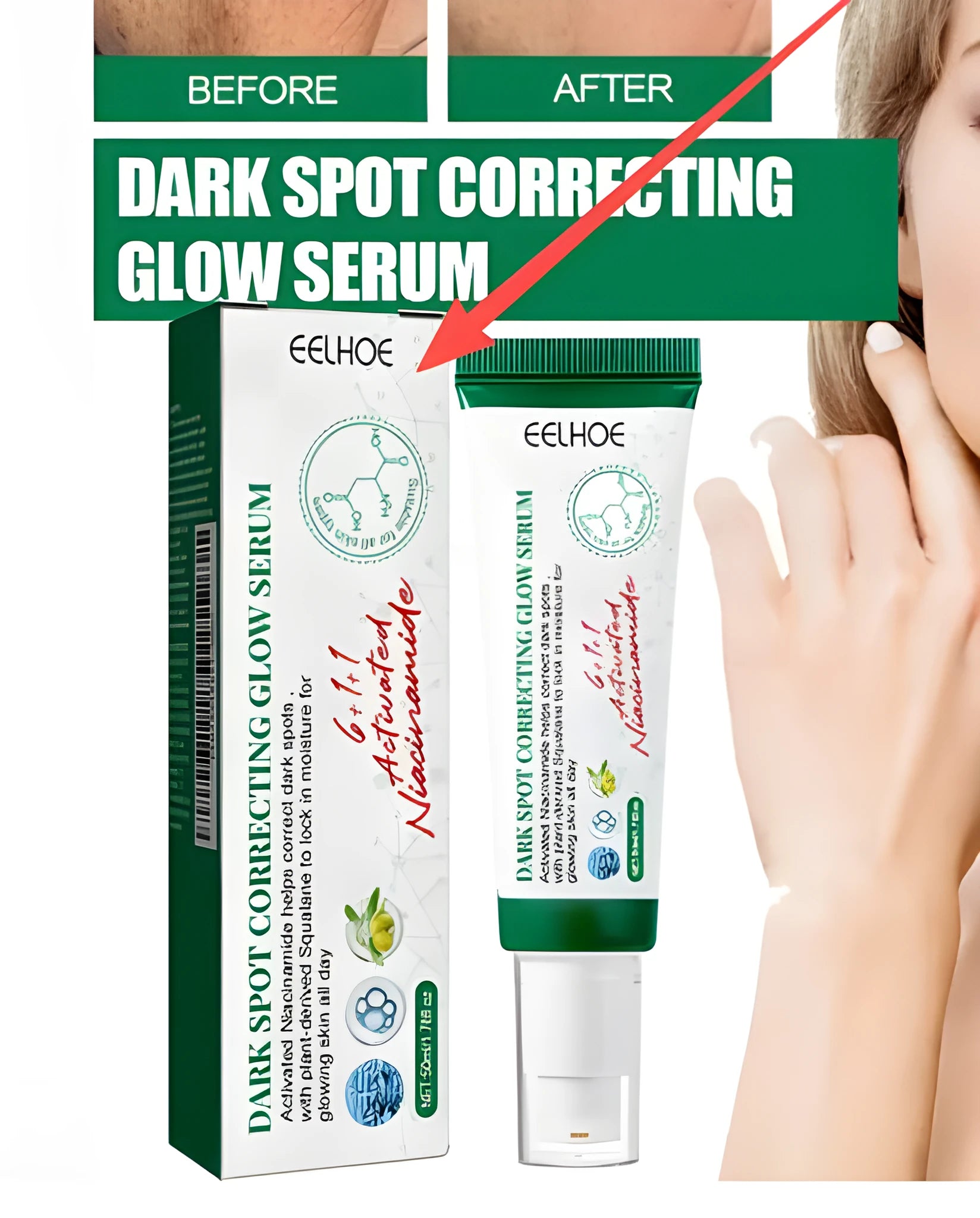 50ml moisturising lotion bottle for facial skincare with universal skin type compatibility