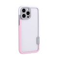 Silicone contrast colour protective case for iPhone 12 Pro Max with TPU material and drop resistance feature