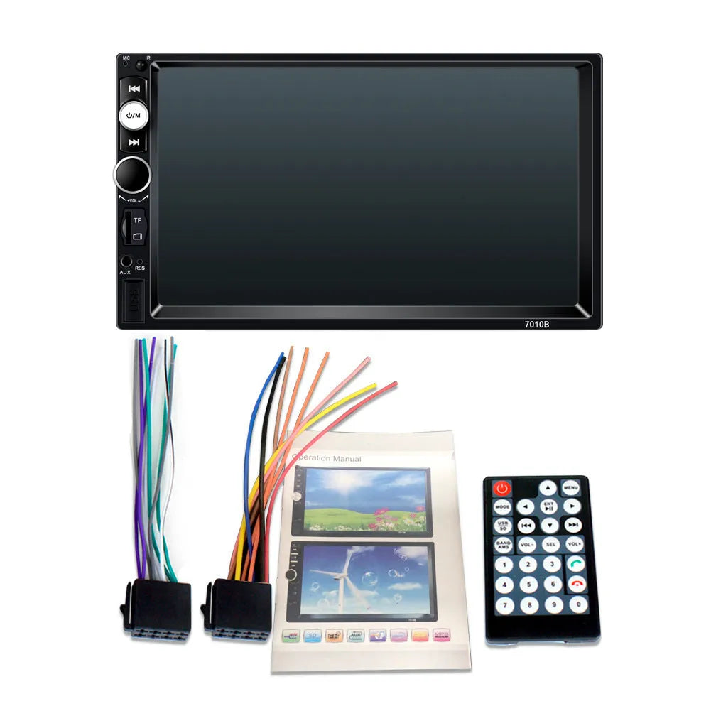 HD 7-inch Bluetooth car player for 7010 standard dashboard installation with LCD screen