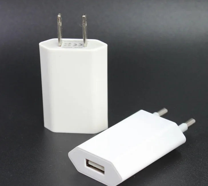 5V 2A USB wall charger and cable for iPhone and iPad charging