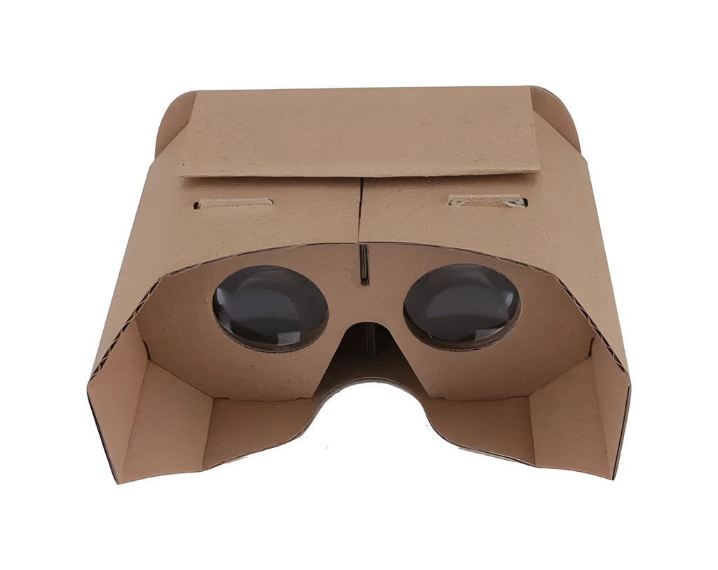 Cardboard virtual reality glasses viewer for smartphones between 4 and 6 inches screen size.