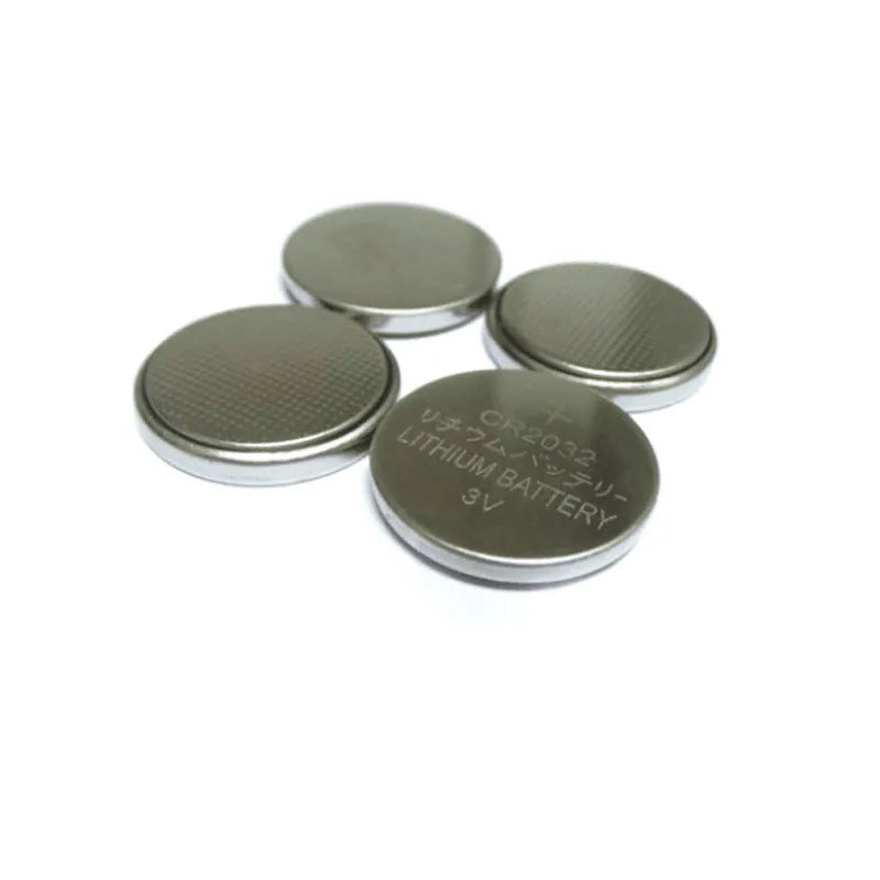 3V alkaline button battery showing CR2032, CR2025 and CR2016 model options