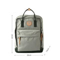 Polyester backpack with water repellent finish, zipper closure, and computer pocket, available in hit colours