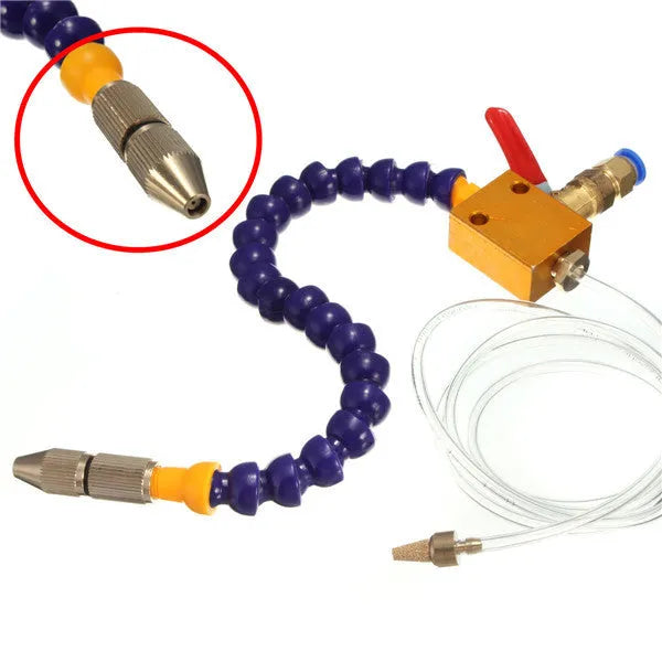Spray nozzle for etching machine coolant with adjustable atomiser, 36cm length brass fittings