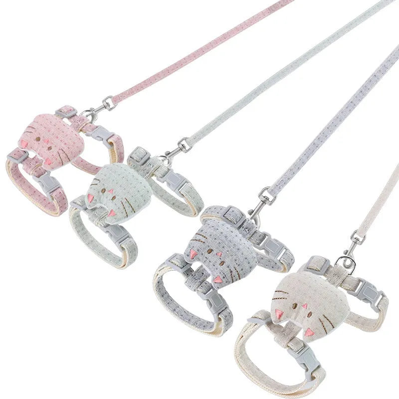 T-shaped cloth cat pulling rope toy with drawstring for interactive indoor play with cats