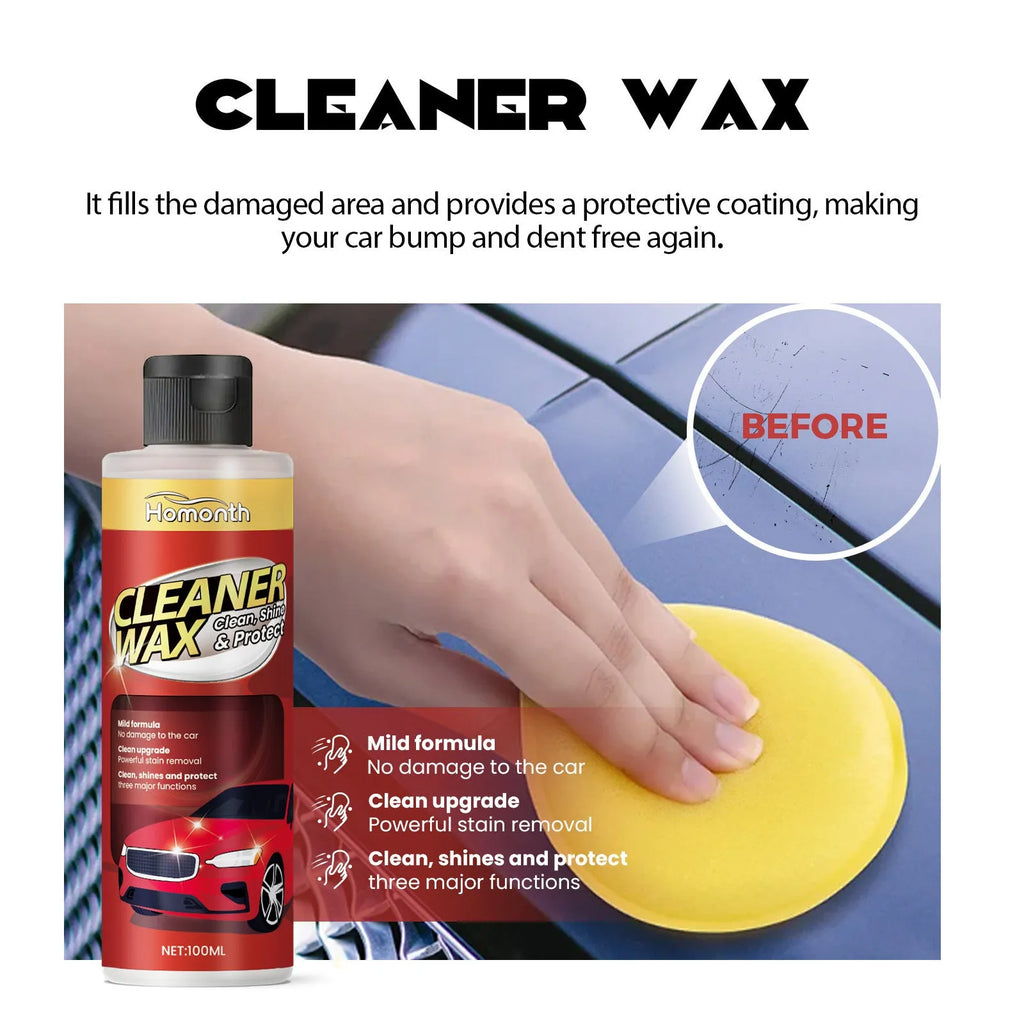 Car scratch protector 100ml bottle with sponge applicator
