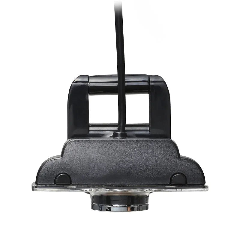 Black plastic HD computer camera with USB cable for notebooks, 13x13x8 cm