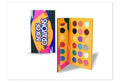 18 colour eyeshadow palette with pearly matte and shimmering pressed powder shades in a compact makeup set