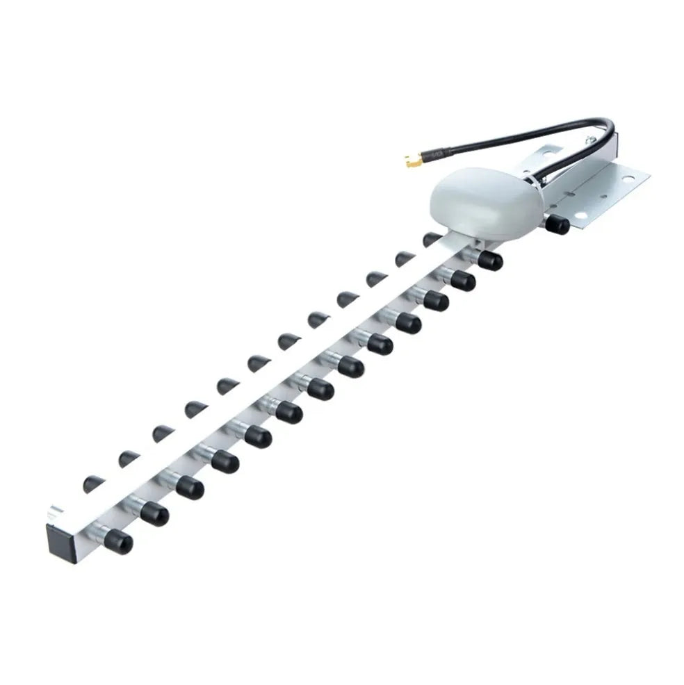 20dBi WiFi antenna with magnetic base, RP-SMA connector, and 15cm cable for 2.4GHz routers