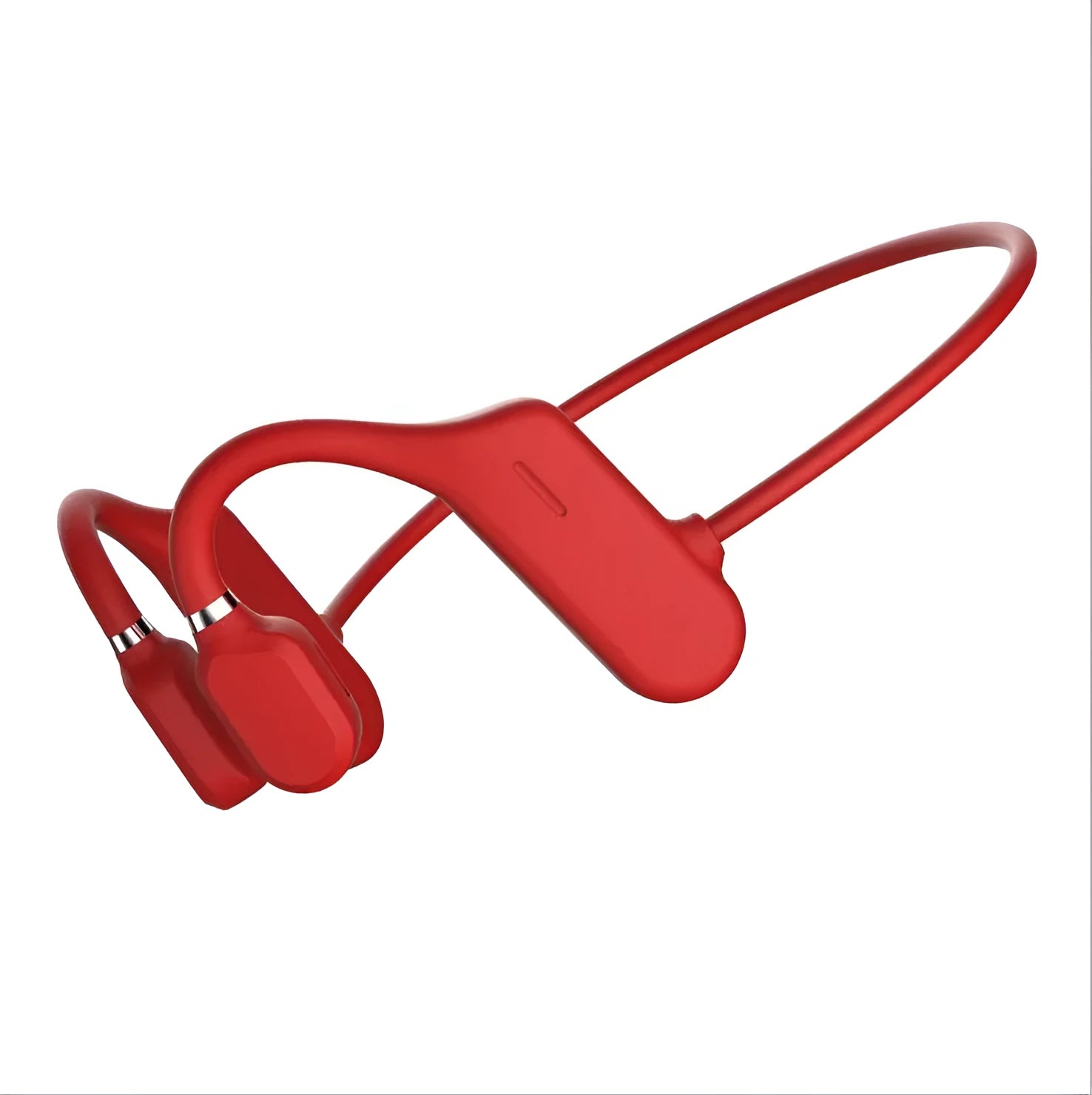 Non-ear wireless sports headphones in black, open-ear air conduction design with BK3266 chip and IPX4 rating
