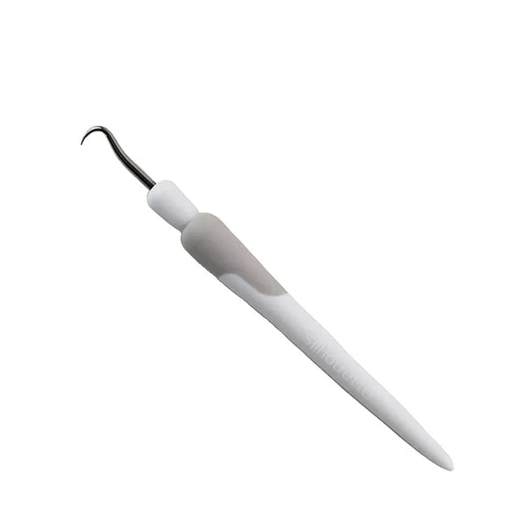 White universal hook accessory for picking knife engraving film on machine bed