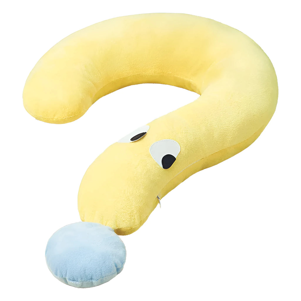 Blue and yellow pet pillow cushion measuring 62cm by 39cm for dogs and cats