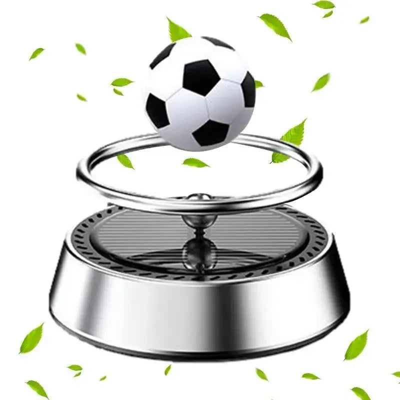 Car aromatherapy rotating football spirit hanging metal ornament with net content 5-10 ml
