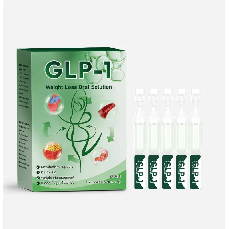 5-piece pack of body shaping care drops for waist and belly reduction