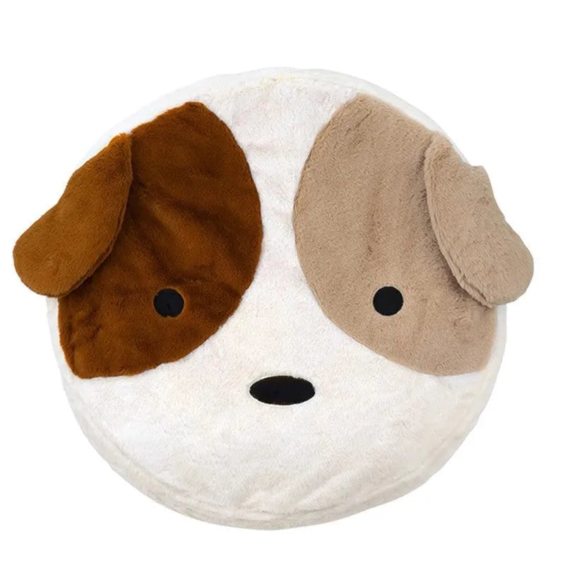 60cm round cloth cat bed with removable washable cover, puppy style, 15cm height pet nest