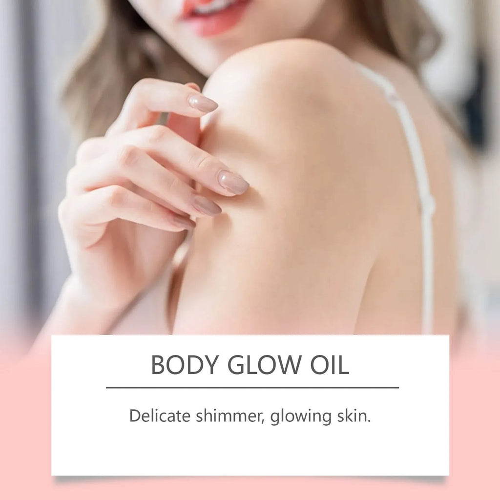 30ml protective body oil against flashing light with coconut oil and mica reflective particles