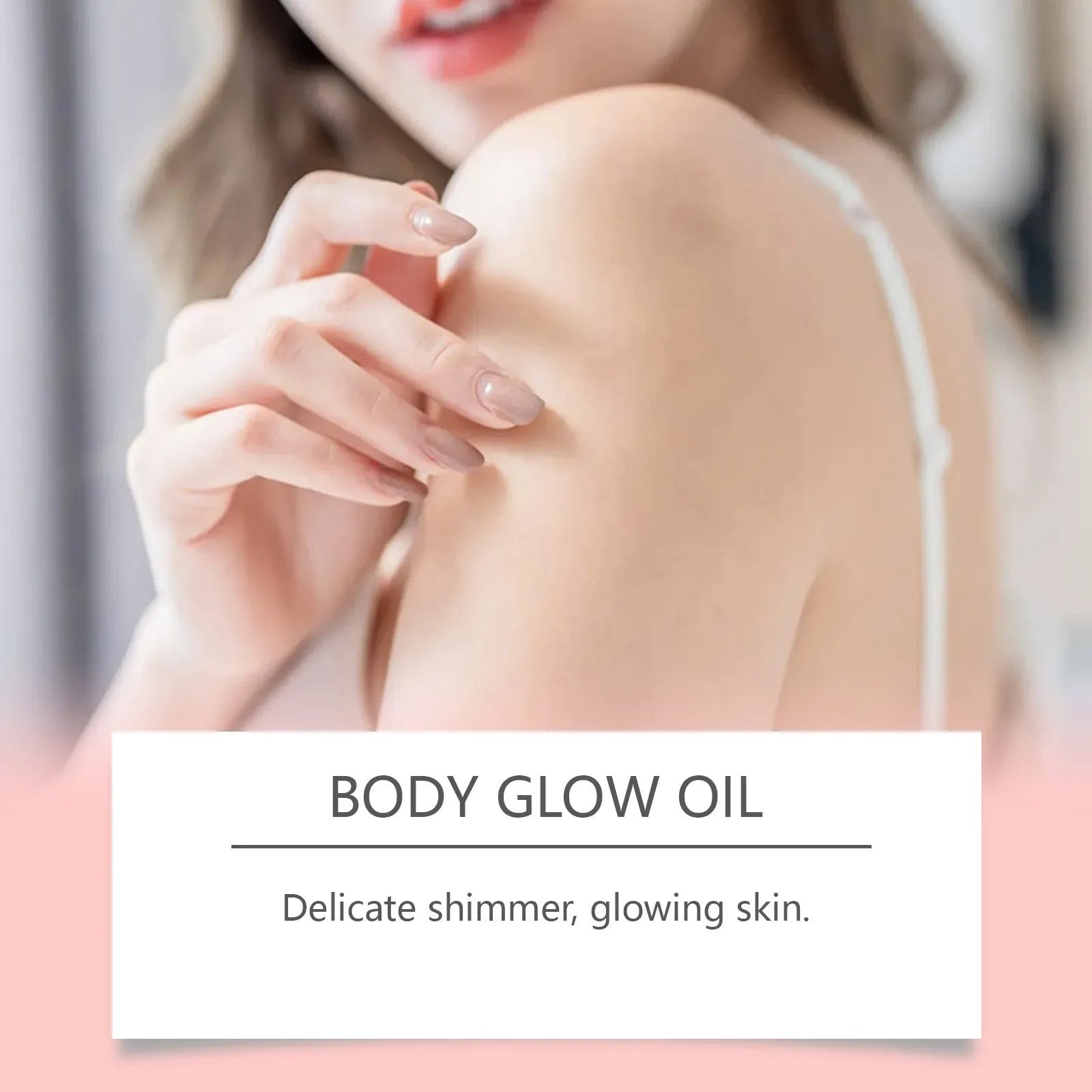 30ml protective body oil against flashing light with coconut oil and mica reflective particles
