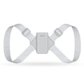 Intelligent inductive correction belt with adjustable shoulder strap on neutral background showing three size options S M L