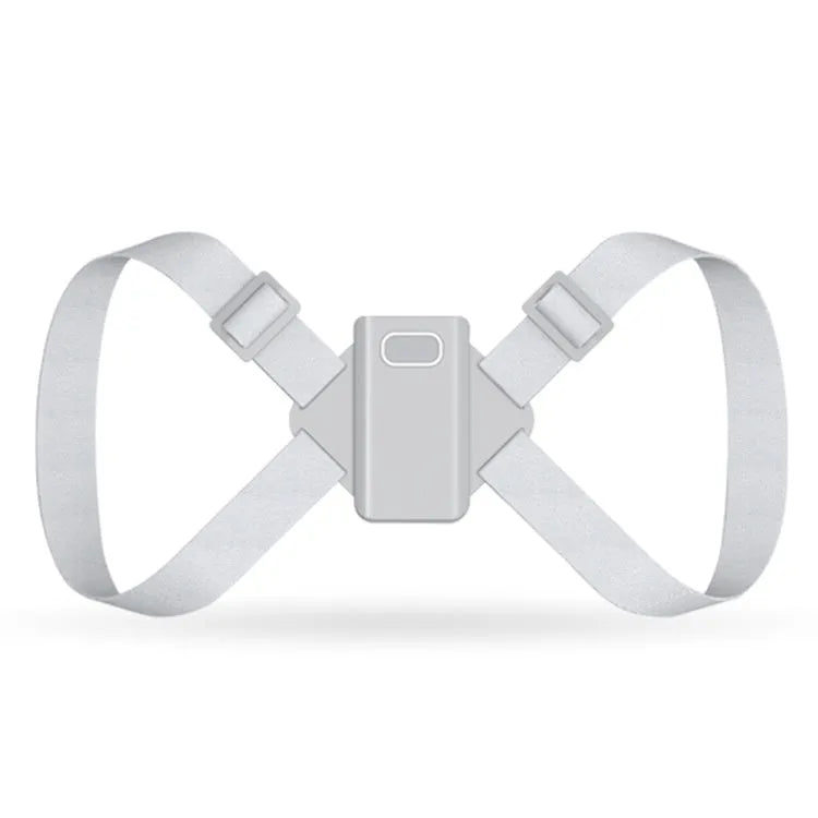 Intelligent inductive correction belt with adjustable shoulder strap on neutral background showing three size options S M L