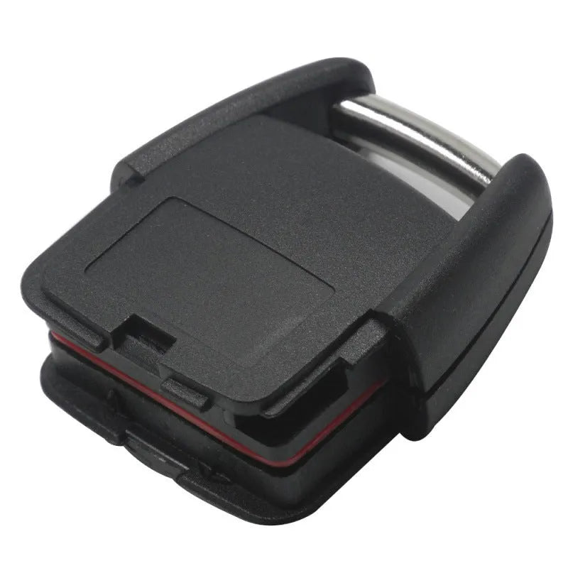 Black plastic Opel three-button remote key shell, 20g replacement casing with three key buttons