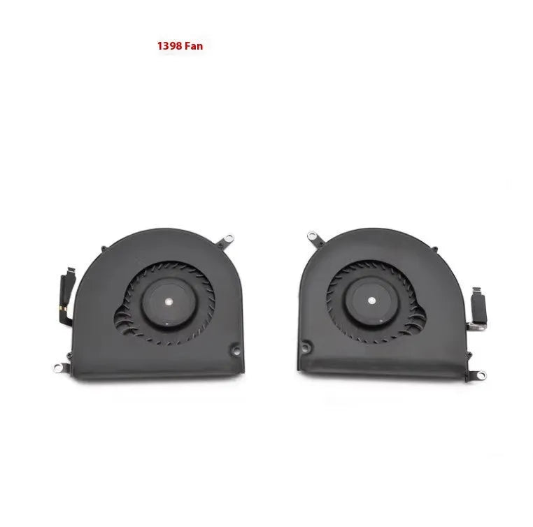 A1398 internal cooling fan for MacBook laptop models MC975 and MC976.