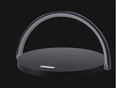 Fast Qi Wireless Charger Table Lamp with data cable, compact 191x13x203mm design, multiple colour options