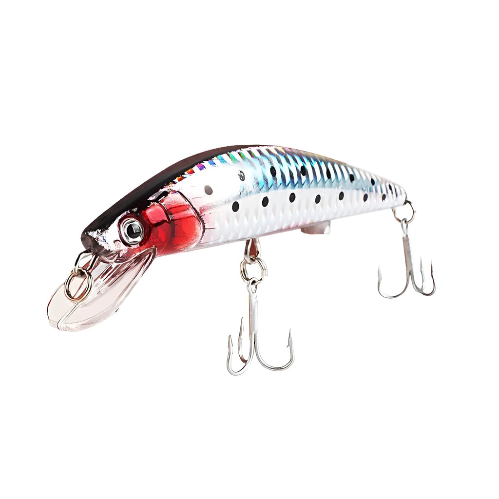 Electric fishing bait plastic lure with battery-powered action for freshwater and saltwater angling