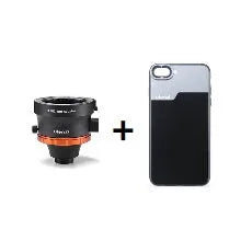 Samsung NOTE10 Plus black phone case with decorative DSLR lens shell made of PC aluminium TPU