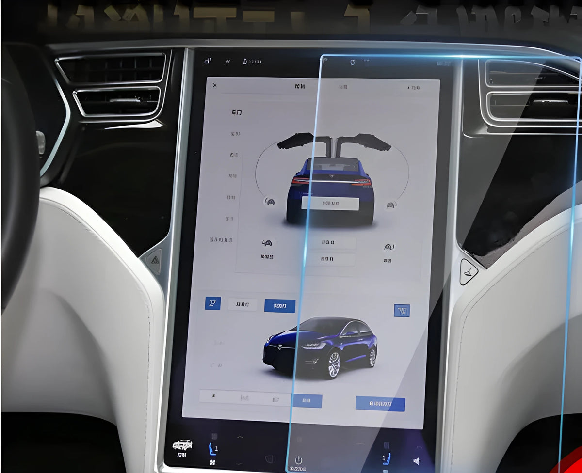 Tesla Model 3 screen protector tempered glass 15 inch anti-reflective front film